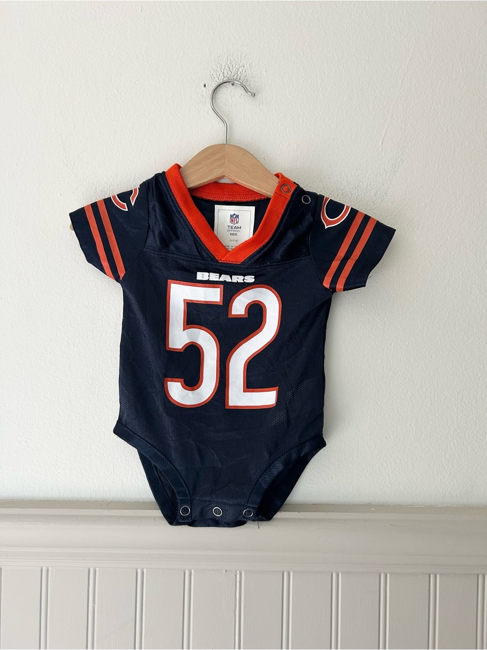 Chicago Bears Khalil Mack #52 Infant Bodysuit 0-3 Months Baby